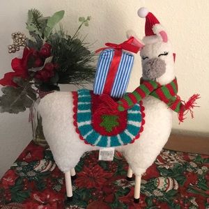 Walgreens Holiday Fa La La La Llama Fabric Llama Christmas Decor